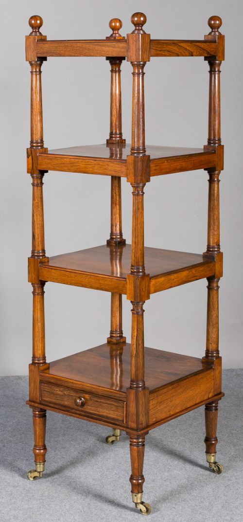 Good Early 19th Century Rosewood Whatnot