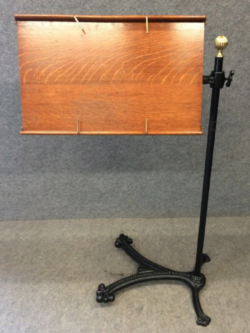 Edwardian Reading Table, Bed Table, Lectern, Music Stand