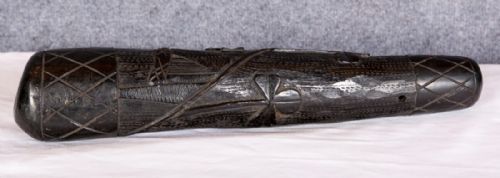 Irish Folk Art Bog Oak  Fisherman's Priest