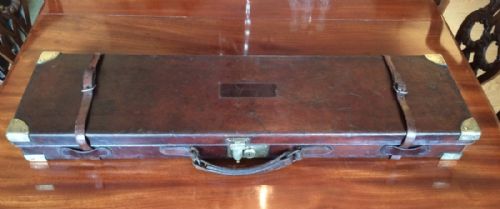 Antique Leather Shotgun Case