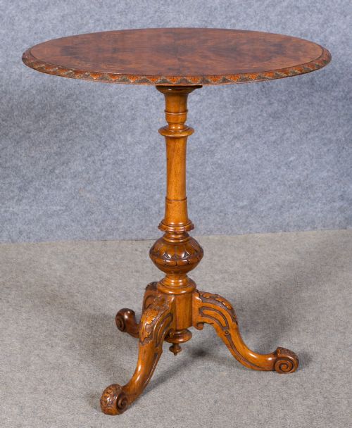 Victorian Burr Walnut Occasional Table
