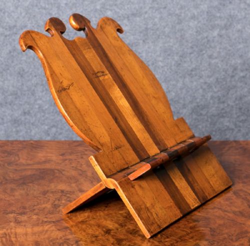 Victorian Specimen Wood Book Rest