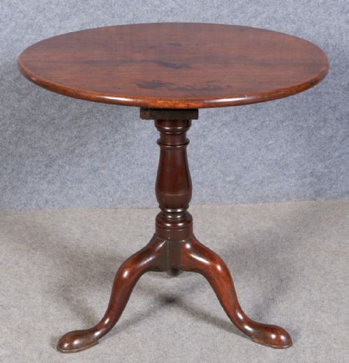 GEORGIAN BIRD CAGE BASE OCCASIONAL TABLE