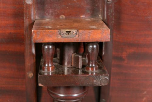 GEORGIAN BIRD CAGE BASE OCCASIONAL TABLE - ADDITIONAL PHOTO 4