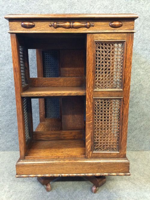 Unusual Edwardian Revolving Bookcase