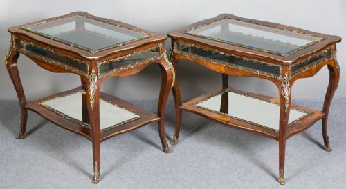 Fine Pair of Large Bijouterie Display Cabinets