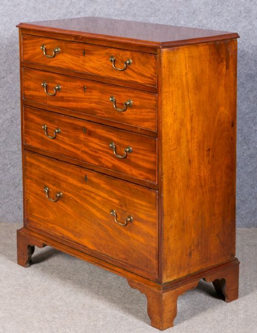 Small George III Mahogany Chest