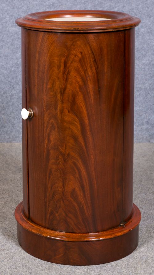 Antique Pedestal Bedside Cabinet