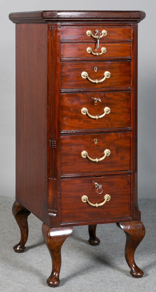 Edwardian Mahogany Collectors Chest