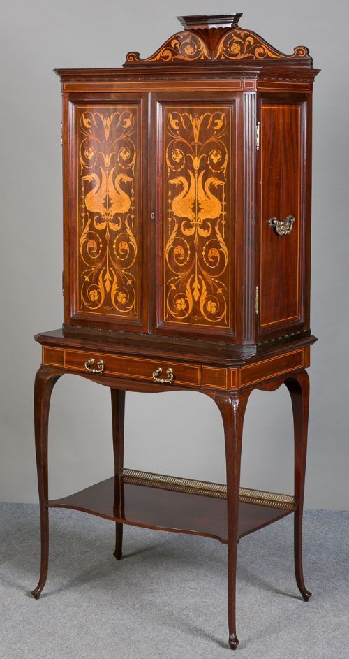 Fine Shapland and Petter Inlaid Cabinet