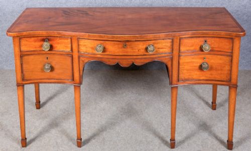 George III Serpentine Sideboard