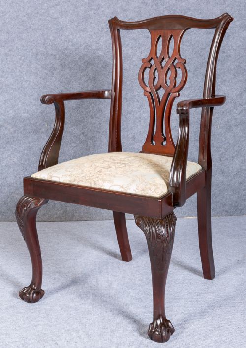 Chippendale Style Elbow / Desk Chair