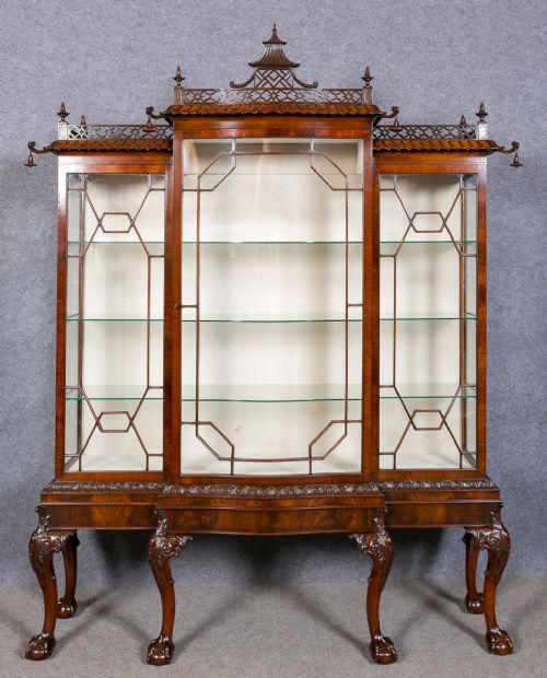 Superb Chinese Chippendale Style Cabinet