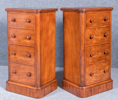 Superb Pair of Antique Bedside Chests
