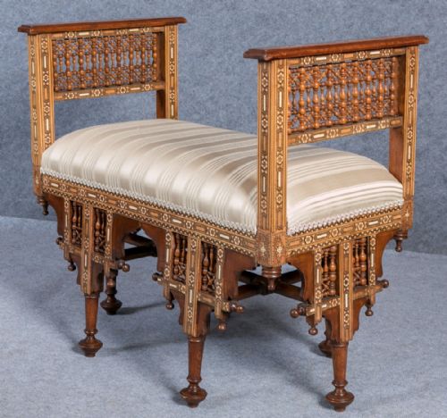Damascus Window Seat Stool