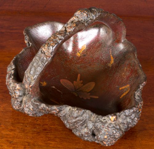 Japanese Meiji Root Basket