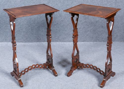 Pair Rosewood End Tables
