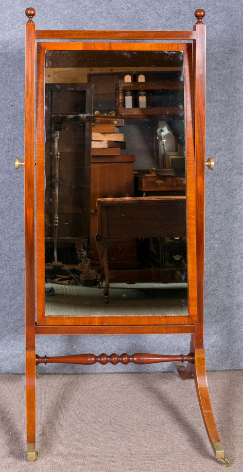 19th. Century Cheval Mirror