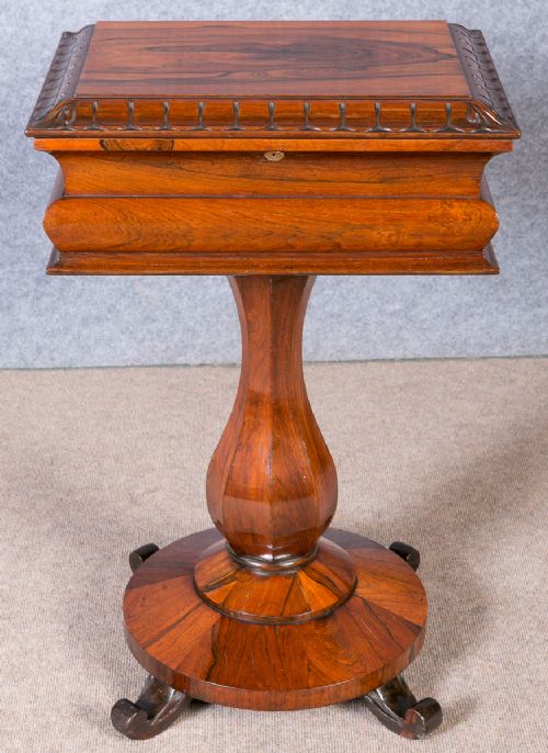 Antique Rosewood Teapoy
