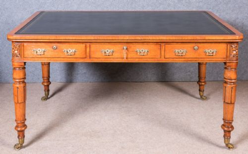 Superb William IV Partners Writing Table / Desk