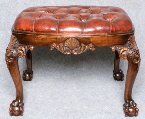 Superb Chippendale Style Stool