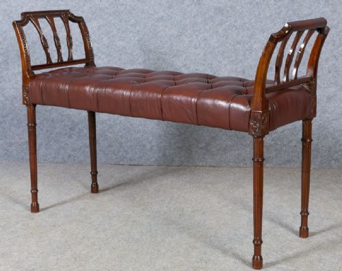 Hepplewhite Style Window Seat