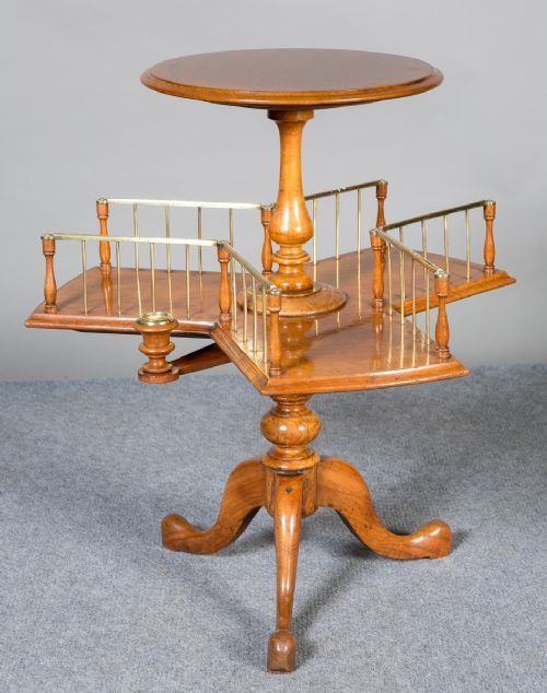 Walnut Book Table