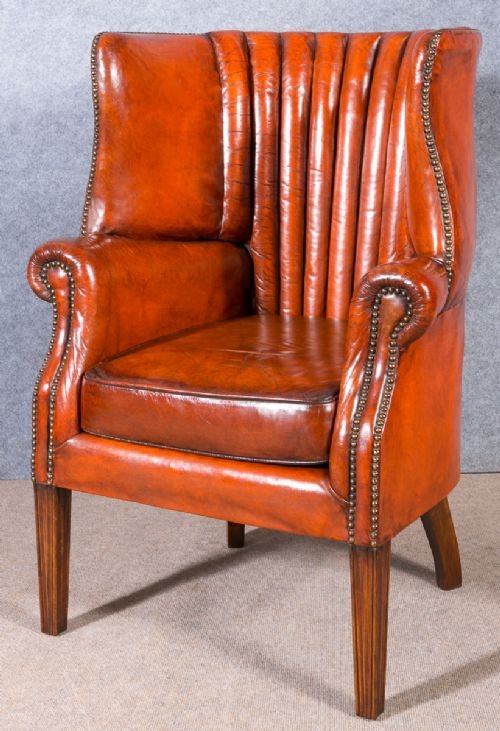 Georgian Style Leather Armchair