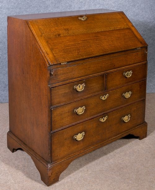 Early 18th C. Oak Bureau