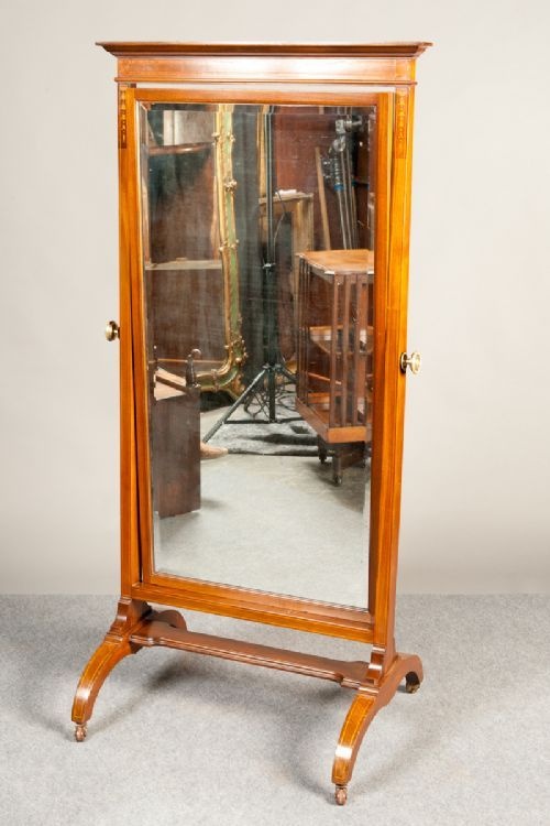 Inlaid Cheval Mirror