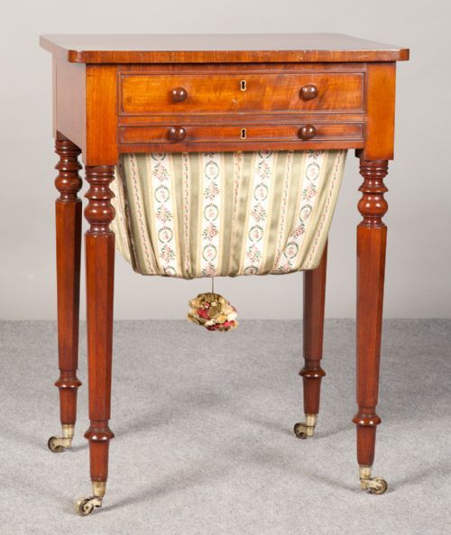 MAHOGANY WORK TABLE