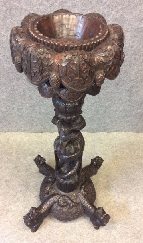 Anglo Indian Torchere / Bird Bath