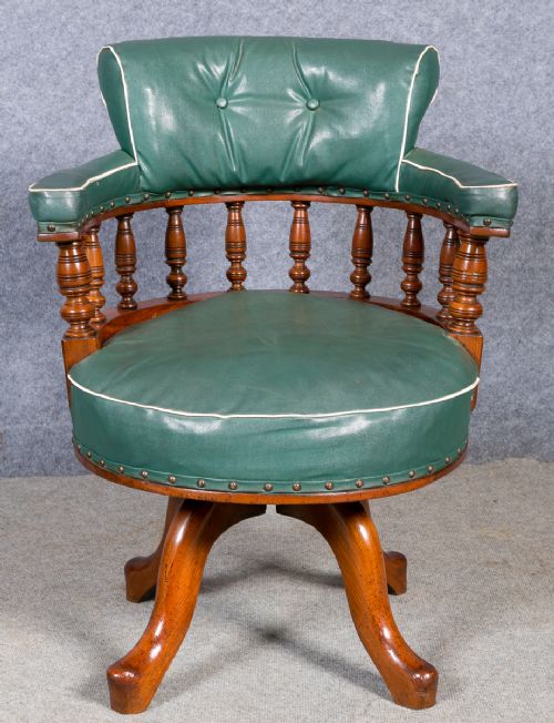Edwardian Revolving Desk Chair