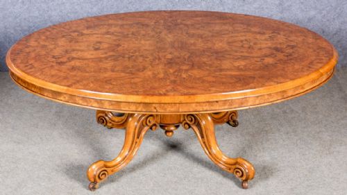 Victorian Walnut Coffee Table (Adapted)