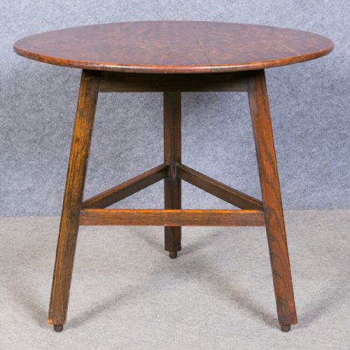 Antique Oak Cricket Table