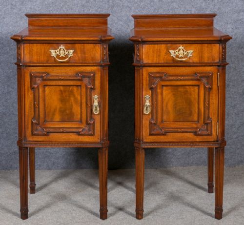 Superior Pair of Bedside Cabinets by Howard & Sons