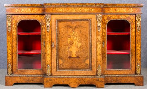 Fine Victorian Credenza Side Cabinet