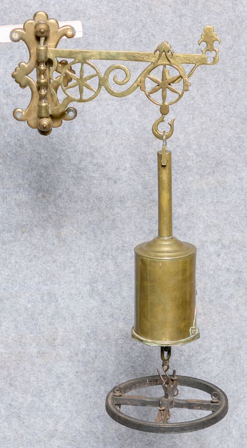 Fireplace Brass Rotating Bottle Jack