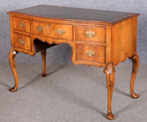 Queen Anne Style Walnut Desk
