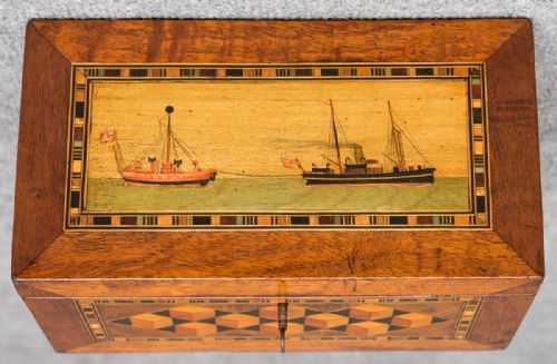 Rare Trinity House Tea Caddy