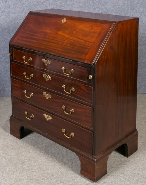 Gentleman's George III Mahogany Bureau