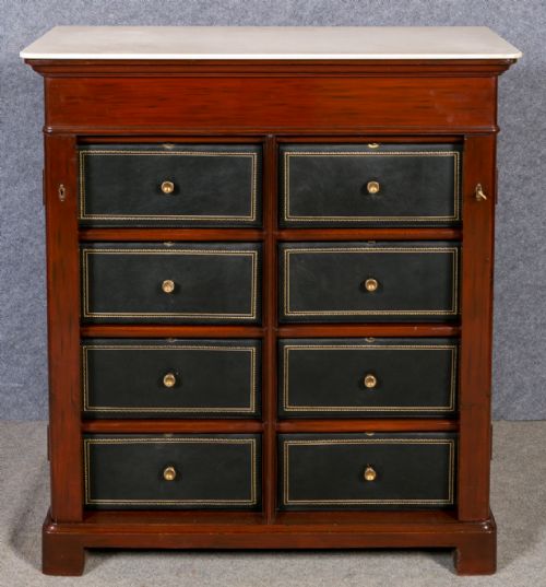 19th.century Double Wellington Chest