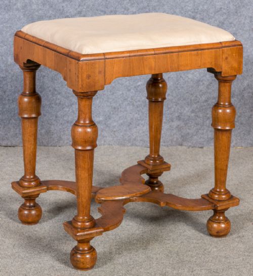 Antique Walnut Stool