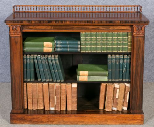 Rosewood Open Bookcase