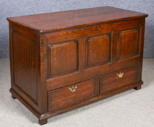 18th.c. Oak Mule Chest