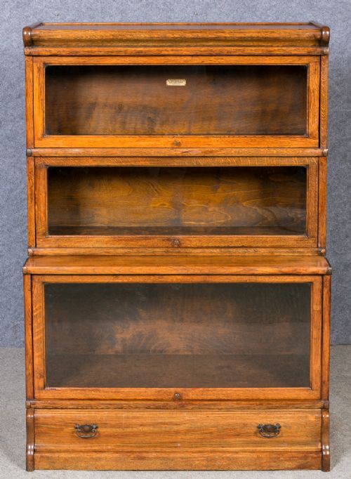 Oak Globe Wernicke Bookcase