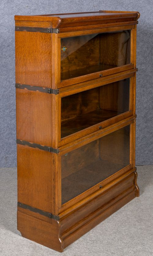 Golden Oak Globe Wernicke Bookcase