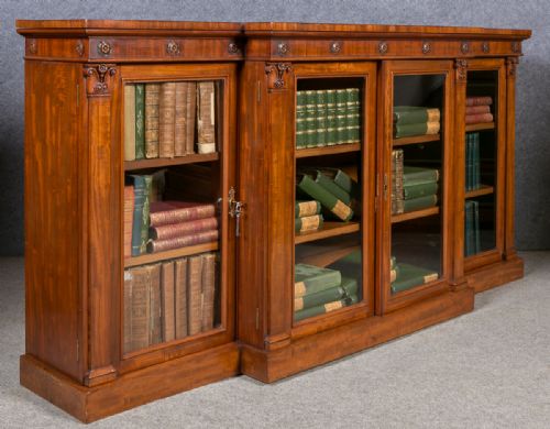 William IV Breakfront Bookcase