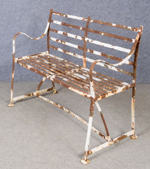 Strap Work Garden Seat