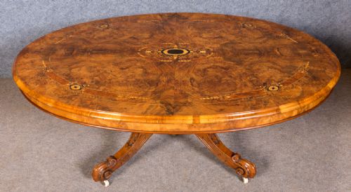 Superb Victorian Inlaid Coffee Table